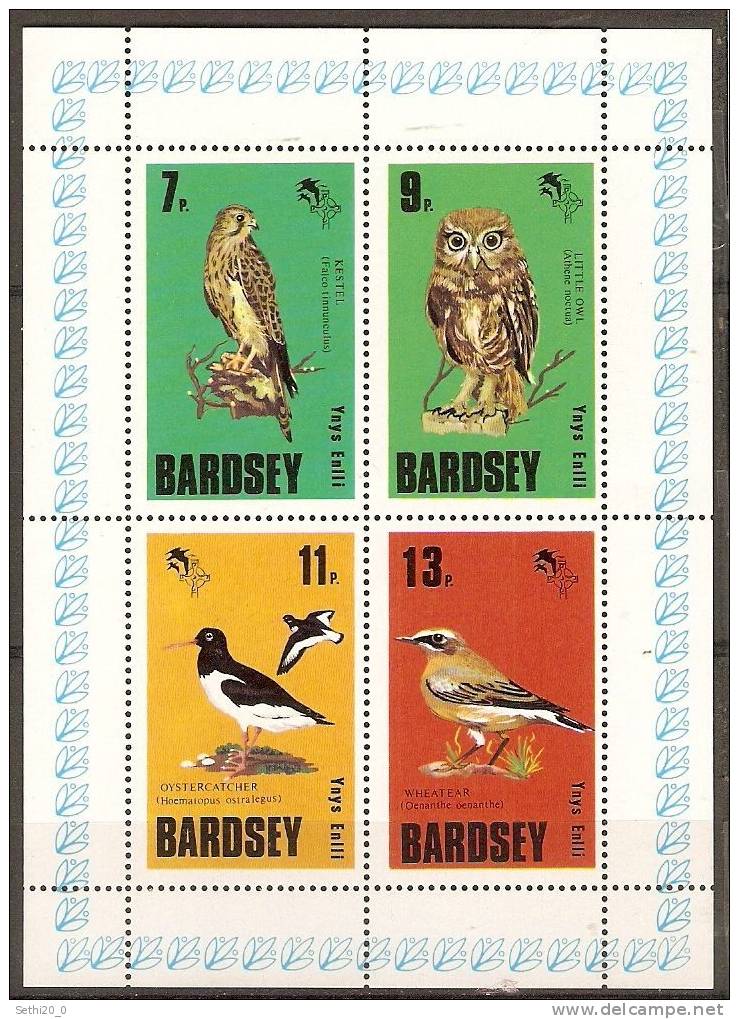 Bardsey  Bird  / Oiseau - Fantasie Vignetten