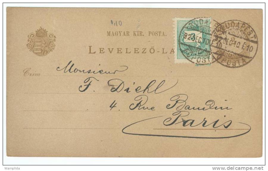 1876: Lot De 6 Entiers Anciens Voyagés, Dont 1 Avec Complément D'affrt. Pour Paris - Enteros Postales