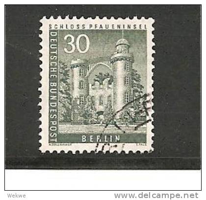 BlnMi.Nr.148 O/ 1957, Schloss Pfaueninsel 30 Pfg. - Usati