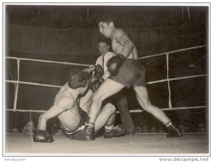 PHOTO BOXE - LOUIS SKENA MET KO ANGE CAPOBIANCI - Autres & Non Classés