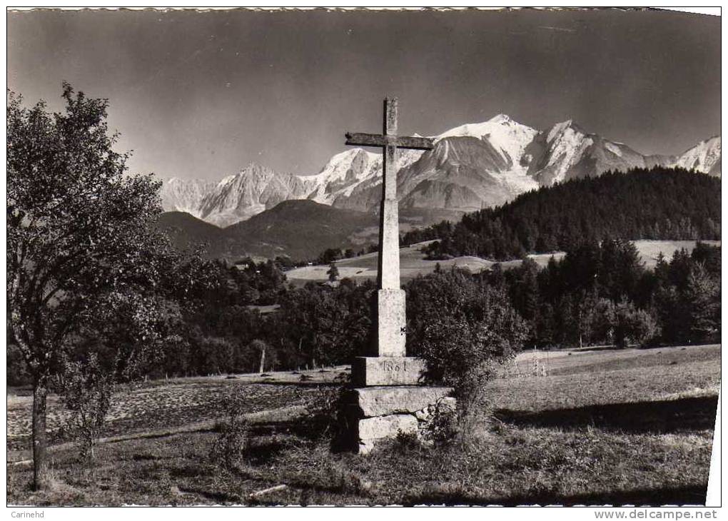 SALLANCHES LE MONT BLANC VU DE CORDON - Sallanches