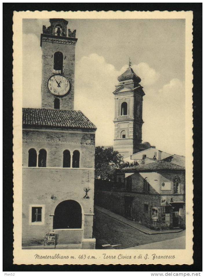 2226-MONTERUBBIANO(ASCOLI PICENO)-TORRE CIVICA-FG - Ascoli Piceno