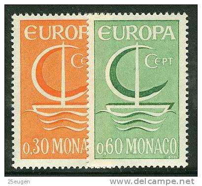 MONACO  1966  EUROPA CEPT  MNH - 1966