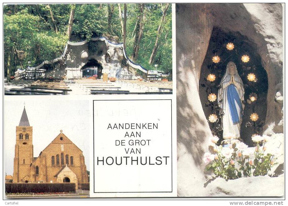 HOUTHULST-AANDENKEN AAN DE GROT VAN HOUTHULST-LOURDESGROT - Houthulst