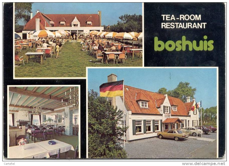 KNOKKE-HEIST-TEA-ROOM-RESTAURANT BOSHUIS-ZELDZAAM!! - Knokke