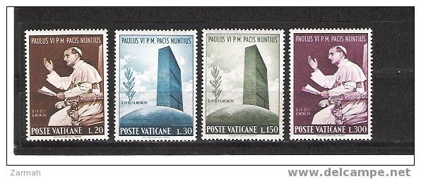 Vatican N°434 à 437 Neufs** (le 435 Est Sans Gomme) - Unused Stamps