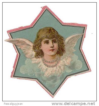 DECOUPI ANCIEN ANGE DANS UNE ETOILE - DIE-CUT - Angeli