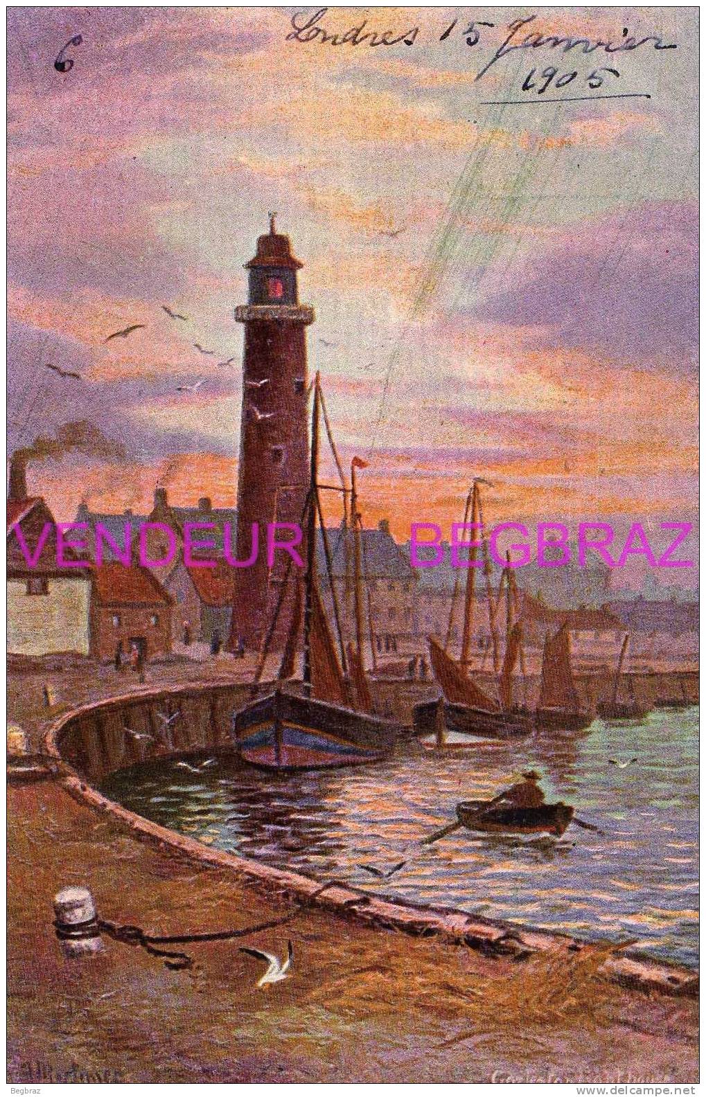 GORLESTON   LIGHTHOUSE    ILLUSTRATEUR HILDESHEIMER     PHARE - Autres & Non Classés