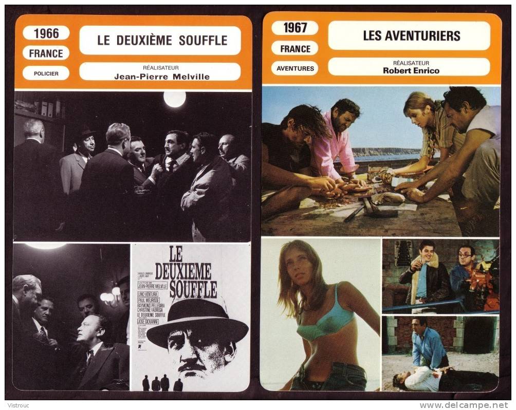 10 fiches cinéma (10 scans) : filmographie de  1964 à 67, avec  U. ANDRESS,J. ROCHEFORT, J-P. BELMONDO, S.LOREN...