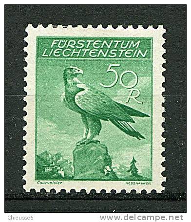 Liechtenstein* PA N° 13 - Rapace - Luftpost
