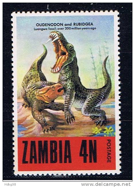 Z+ Sambia 1973 Mi 97 Mnh Saurier - Zambia (1965-...)