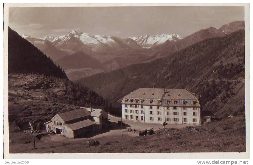 P425 Switzerland  Valais Simplon Kulm Hotel Bellevue 2010m Used Good Shape 1934 - Simplon