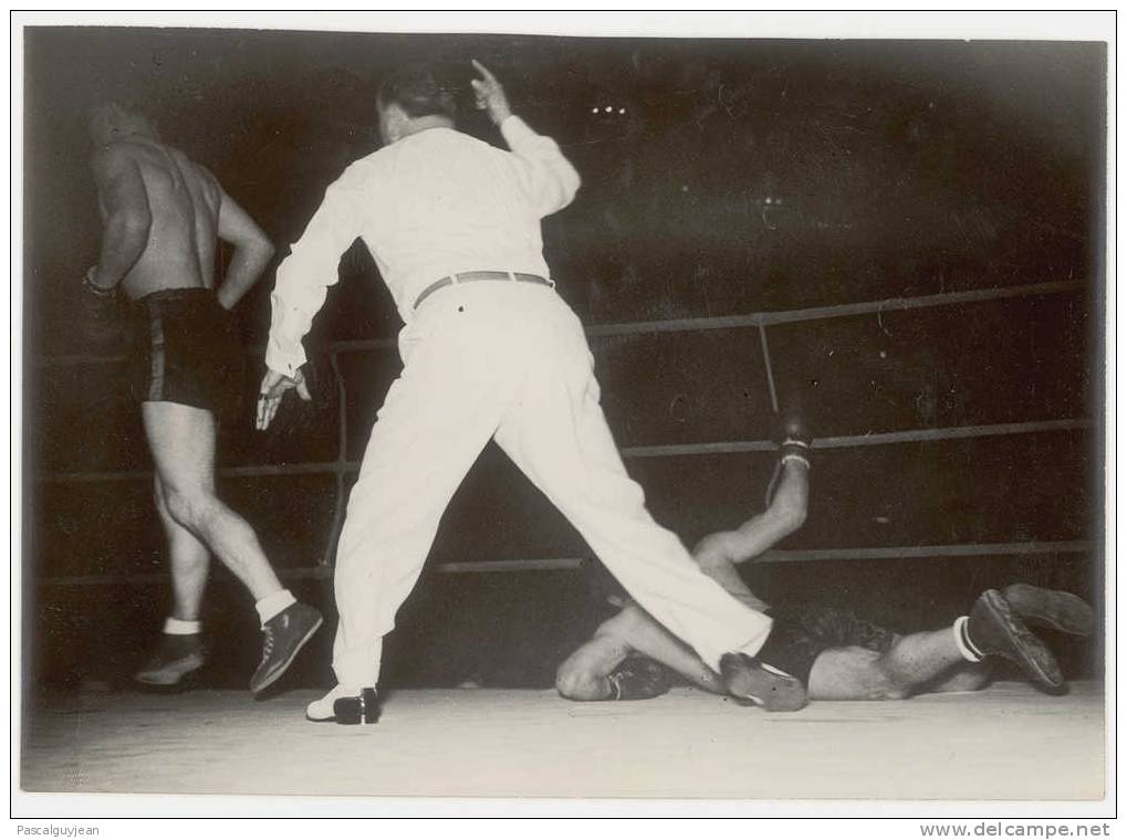 PHOTO BOXE - JEAN STOCK BAT SOLDEVILLA PAR KO - Sonstige & Ohne Zuordnung