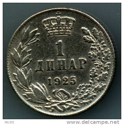 Yougoslavie 1 Dinar 1925 Ttb+ - Jugoslawien