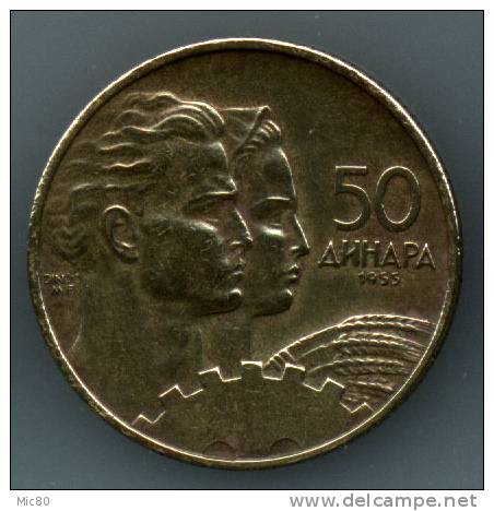 Yougoslavie 50 Dinars 1955 Ttb+ - Yougoslavie