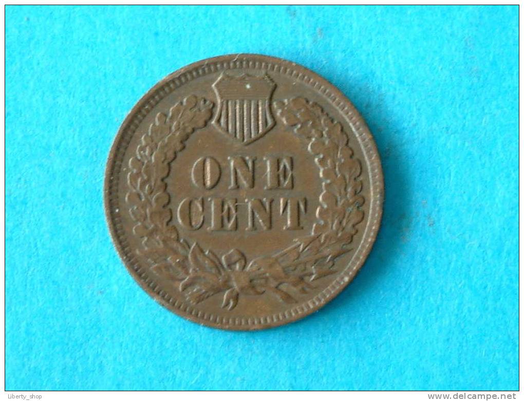 1901 - 1 CENT INDIAN HEAD / KM 90 A ( For Grade, Please See Photo ) !! - 1859-1909: Indian Head