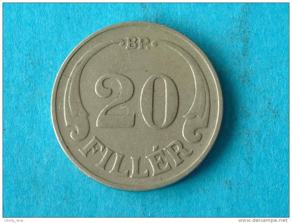 1926 BP - 20 FILLER / KM 508 ( For Grade, Please See Photo ) !! - Hongrie