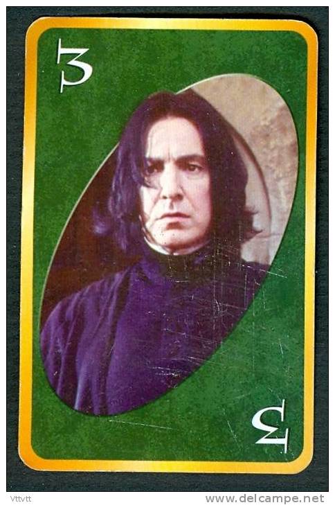 TRADING CARDS, CARTE : HARRY POTTER, Uno Logo Mattel, TM & Warner Bros (s02)