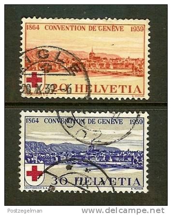 SWITZERLAND 1939 Used Stamp(s) Red Cross 357-358 - Used Stamps