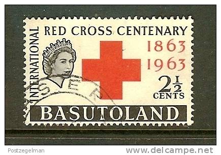 BASUTOLAND 1963 Used Stamp(s) Red Cross 84  1 Value Only Thus Not Complete - Red Cross