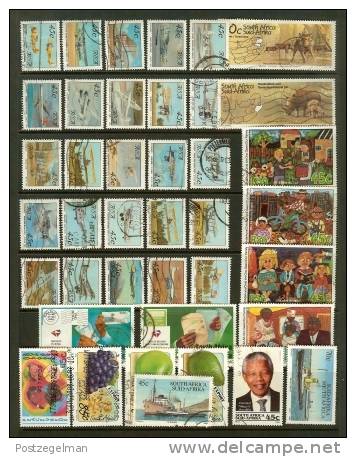 RSA Collection 40 Used Large Stamps - Verzamelingen & Reeksen