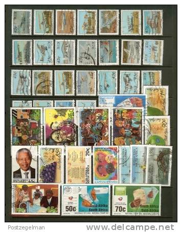 RSA Collection 40 Used Large Stamps - Lots & Serien
