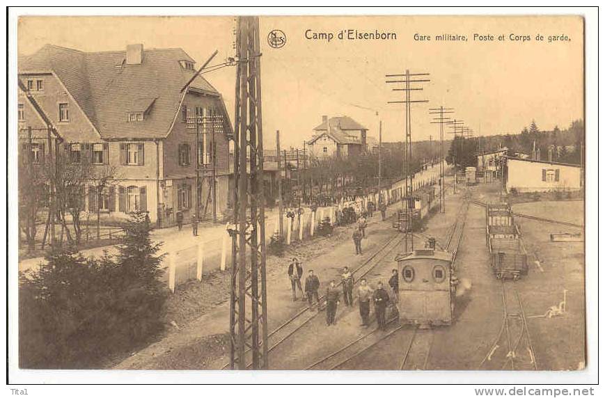 12767 - Camp D' Elsenborn - Gare Militaire ,  Poste Et Corps De Garde - Elsenborn (camp)