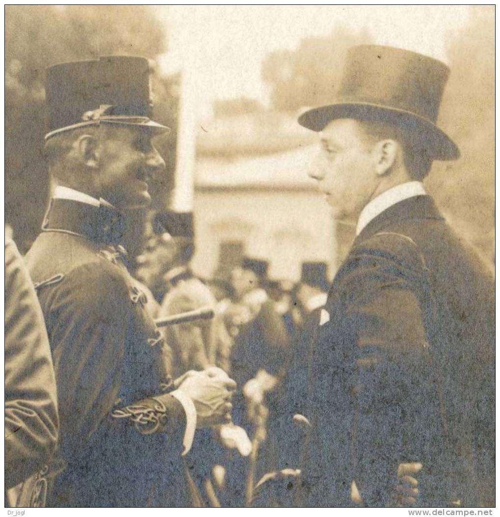 AU48) Wien / Vienna - Military Officers - 1921 - Real Photo Postcard - See Close-up Scans - Autres & Non Classés