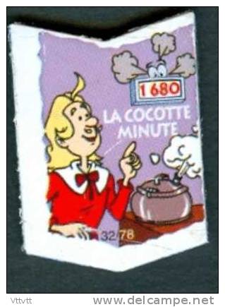 MAGNET : La Cocotte Minute (1680) N° 32/78, Série Le Gaulois, Les Inventions - Andere & Zonder Classificatie