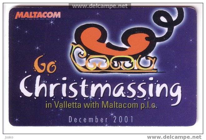 CHRISTMASSING ( Malta ) Christmas Xmas Joyeux Noël Frohe Weihnachten Feliz Navidad Natal Buon Natale Vrolijk Kerstfeest - Malta
