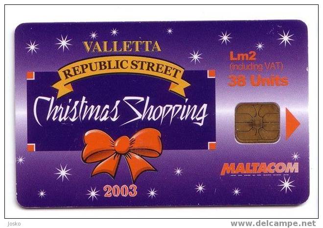 MERRY CHRISTMAS ( Malta ) * Xmas Joyeux Noël Frohe Weihnachten Feliz Navidad Natal Buon Natale Vrolijk Kerstfeest * - Malte