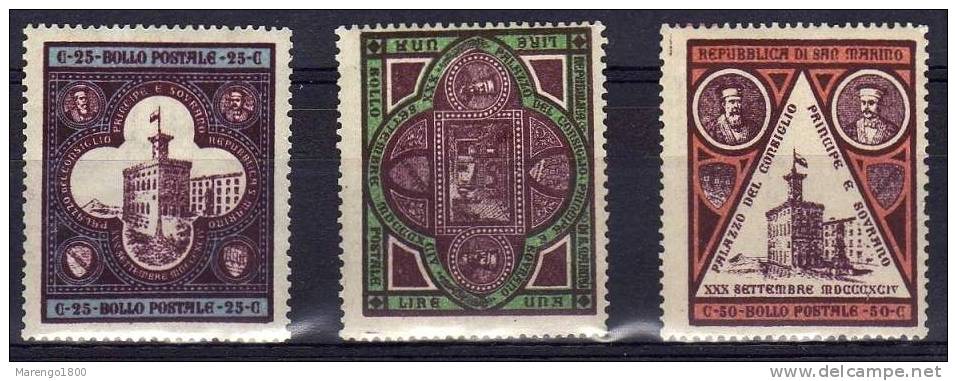 San Marino 1894 - Palazzo Del Governo *   (g60b) - Unused Stamps