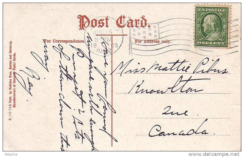 Camdem Maine - Turnpike Road - Traveled In 1909 - 2 Scans - Other & Unclassified