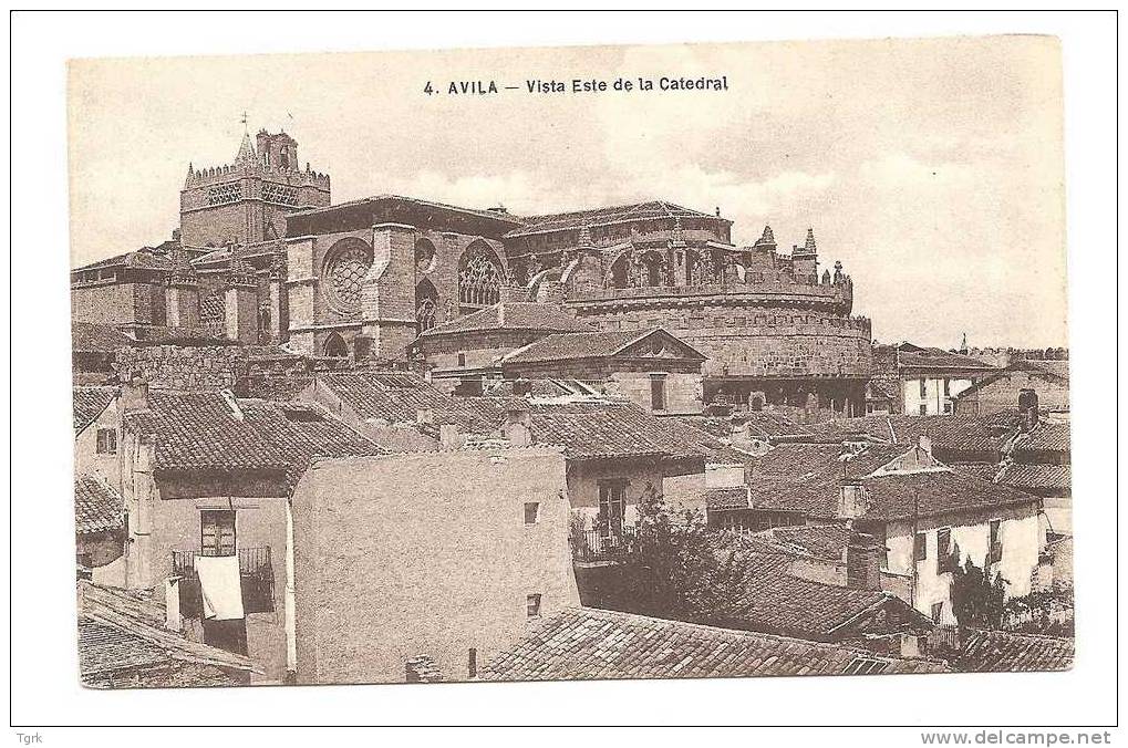 Espagne Avila Vista Este De La Catedral - Ávila