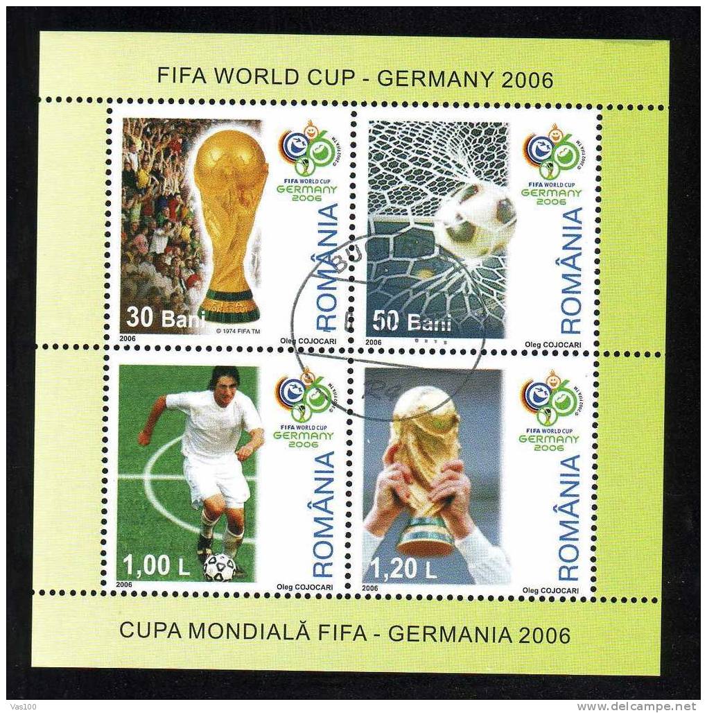 FOOTBALL- GERMANY,VFU Block Romania 2009. - 2006 – Deutschland