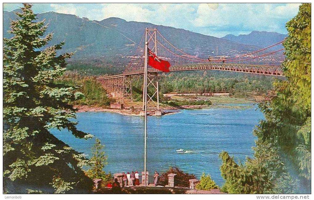 Canada - Lion's Gate Bridge, From Prospect Point, Stanley Park, Vancouver - Postcard [P745] - Vancouver