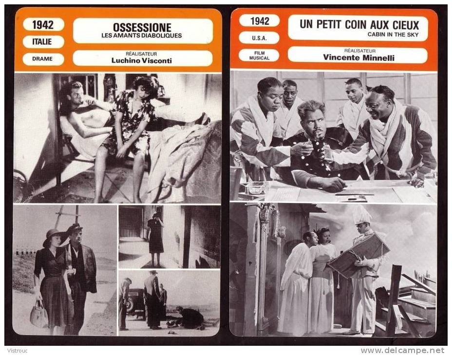 10 Fiches Cinéma (10 Scans) : Filmographie De  1942 Et 1943, Avec  F.GRAVEY, I. BERGMAN, M. PRESLE,.. - Altri & Non Classificati