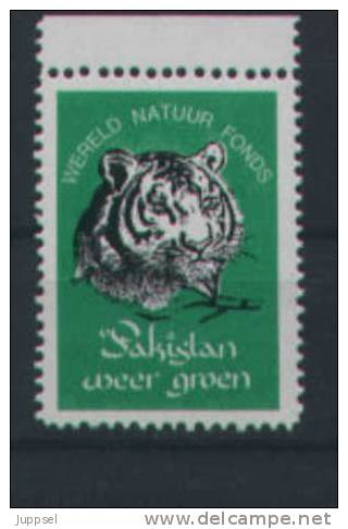 WWF Vignette  Netherland / NIederlande / Pays Bas  - Tiger / Tigre - Vignetten (Erinnophilie)