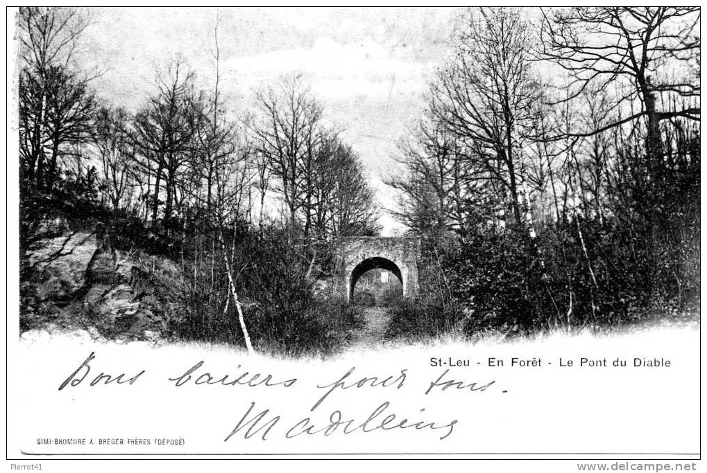 SAINT LEU LA FORET - En Forêt - Le Pont Du Diable - Taverny