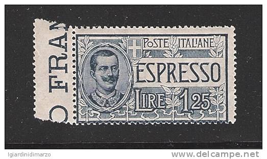 Regno D' Italia - 1926 - POSTA ESPRESSO: Valore Nuovo S.t.l. Da L. 1,25 Azzurro - In Buone Condizioni. - Poste Exprèsse