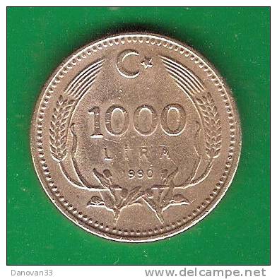 1000    Lira   TURQUIE   1990   (PRIX FIXE)       (FQ 20) - Turquie