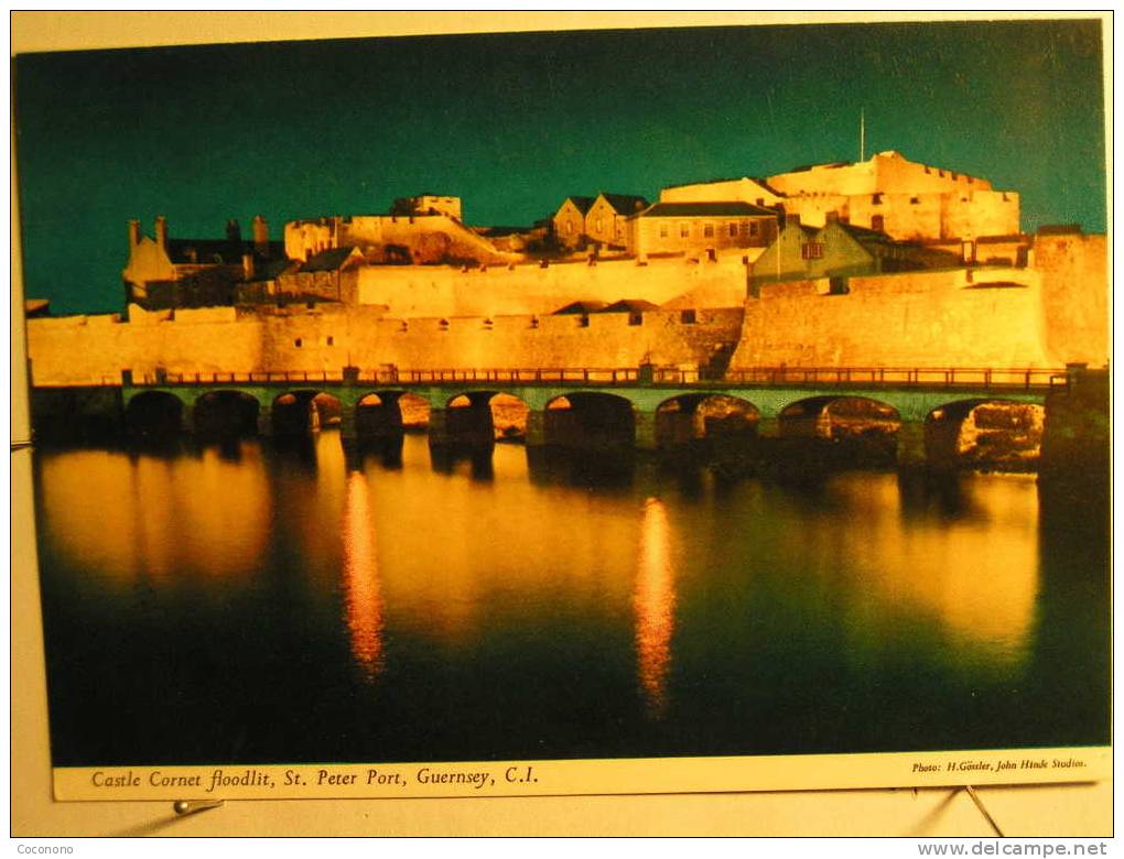 Guernsey - Castle Cornet Floodlit, St Peter Port - Guernsey