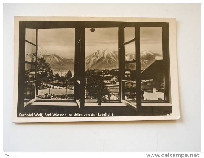 Bad  Wiessee - Kurhotel WOLF  - Ausblick Von Der Lesehalle 1930-40's   F  D64361 - Bad Wiessee