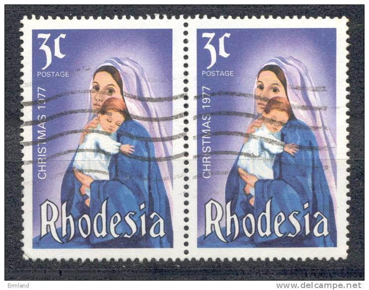 Rhodesia 1977 - Michel 2 X 200 O Paar - Rhodesien (1964-1980)