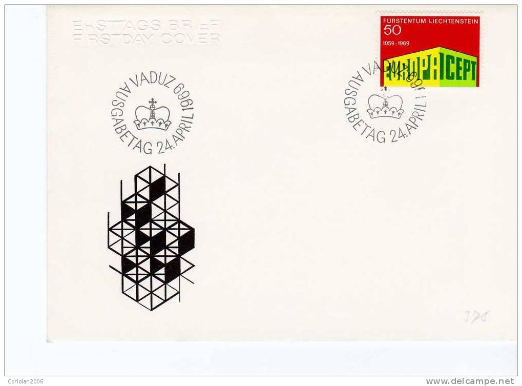 Liechtenstein  1969 - FDC - 1969