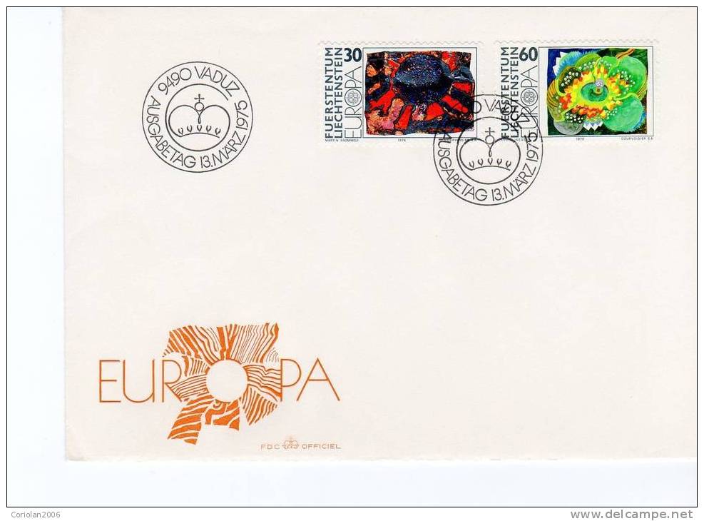 Liechtenstein  1975 - FDC - 1975