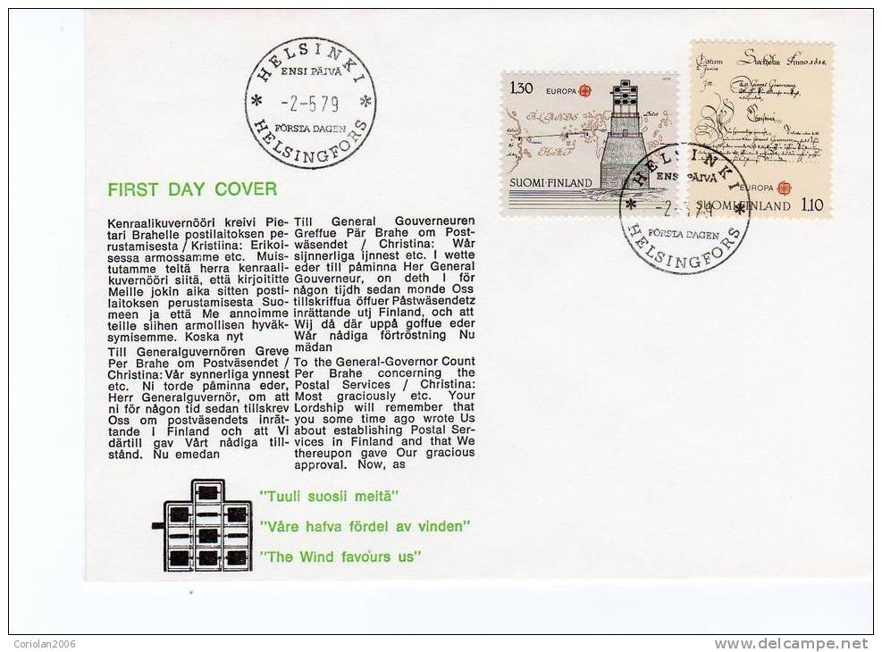 Finland  1979 - FDC - 1979