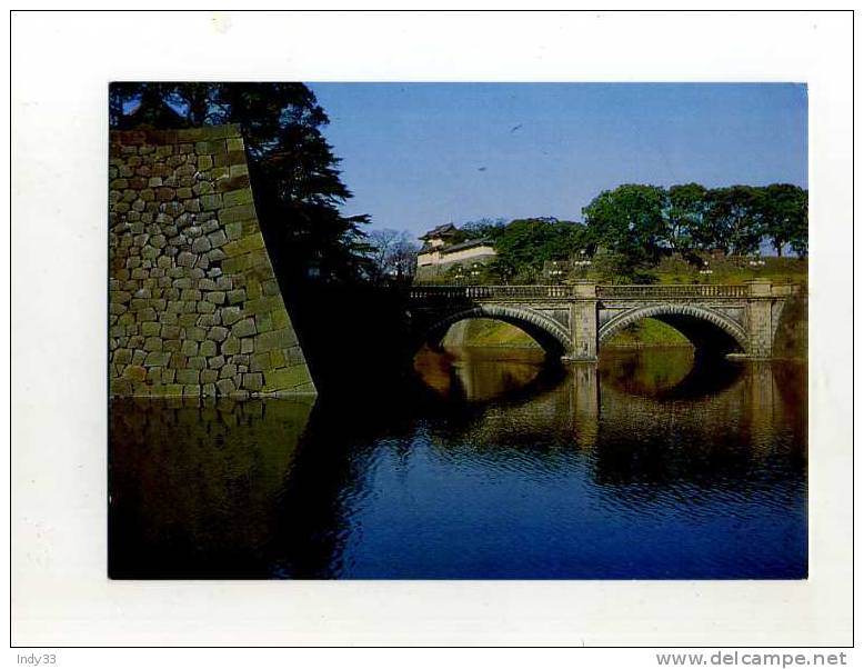 - JAPON . TOKYO . THE IMPERIAL PALACE AND THE DOUBLE-BRIDGE - Tokyo