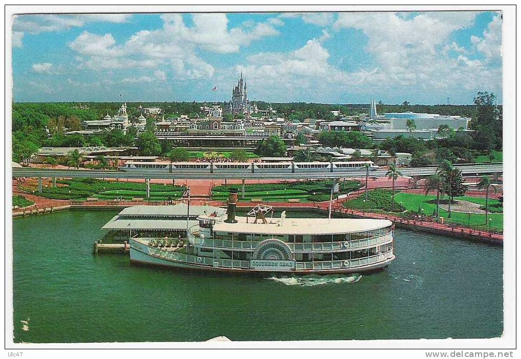 - USA - FL - ORLANDO - GATEWAY TO THE MAGIC KINGDOM - Carte Postale Avec Timbre - Voir Scan - - Orlando