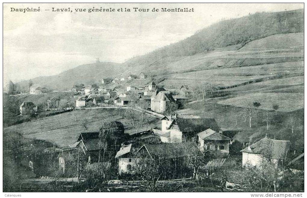 CPA Laval - Vue Générale Et La Tour De Montfallet - Laval